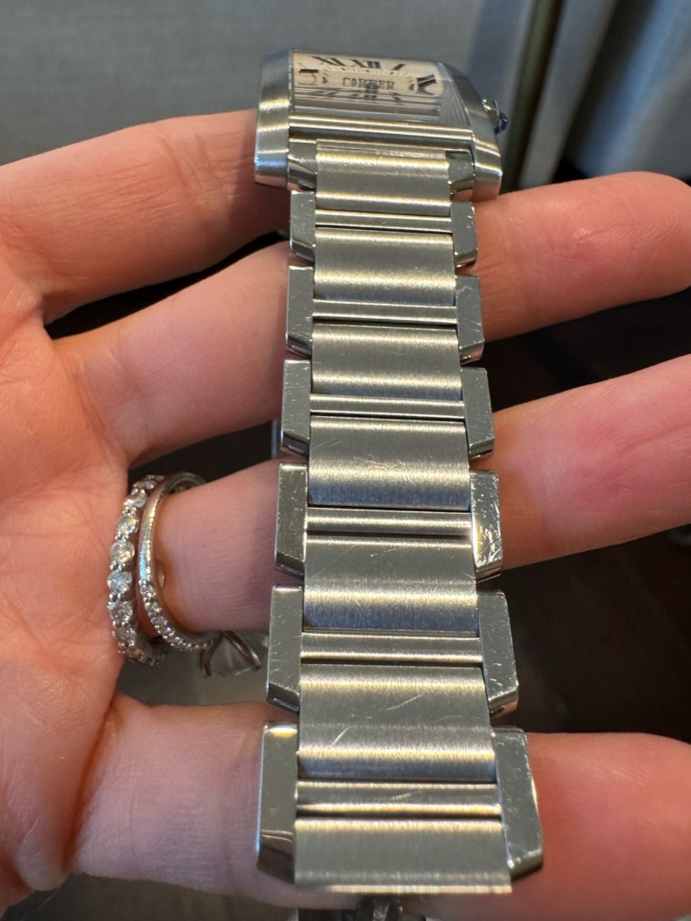 Cartier Tank Française Steel Mid Size Quartz Watch *under warranty 11/27 - Picture 16 of 16